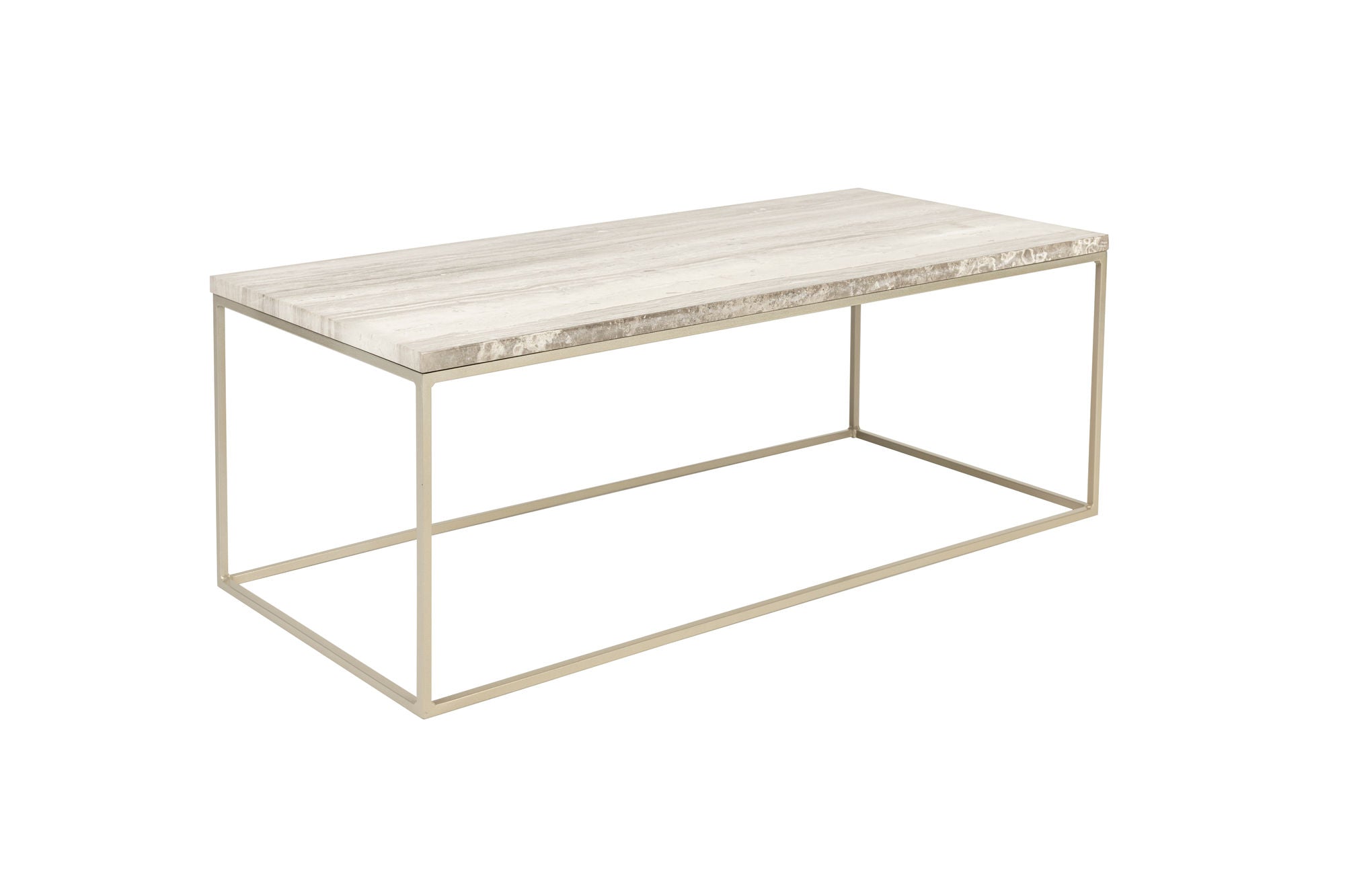 Zuiver Stray Grey Marble Rectangle Coffee Table